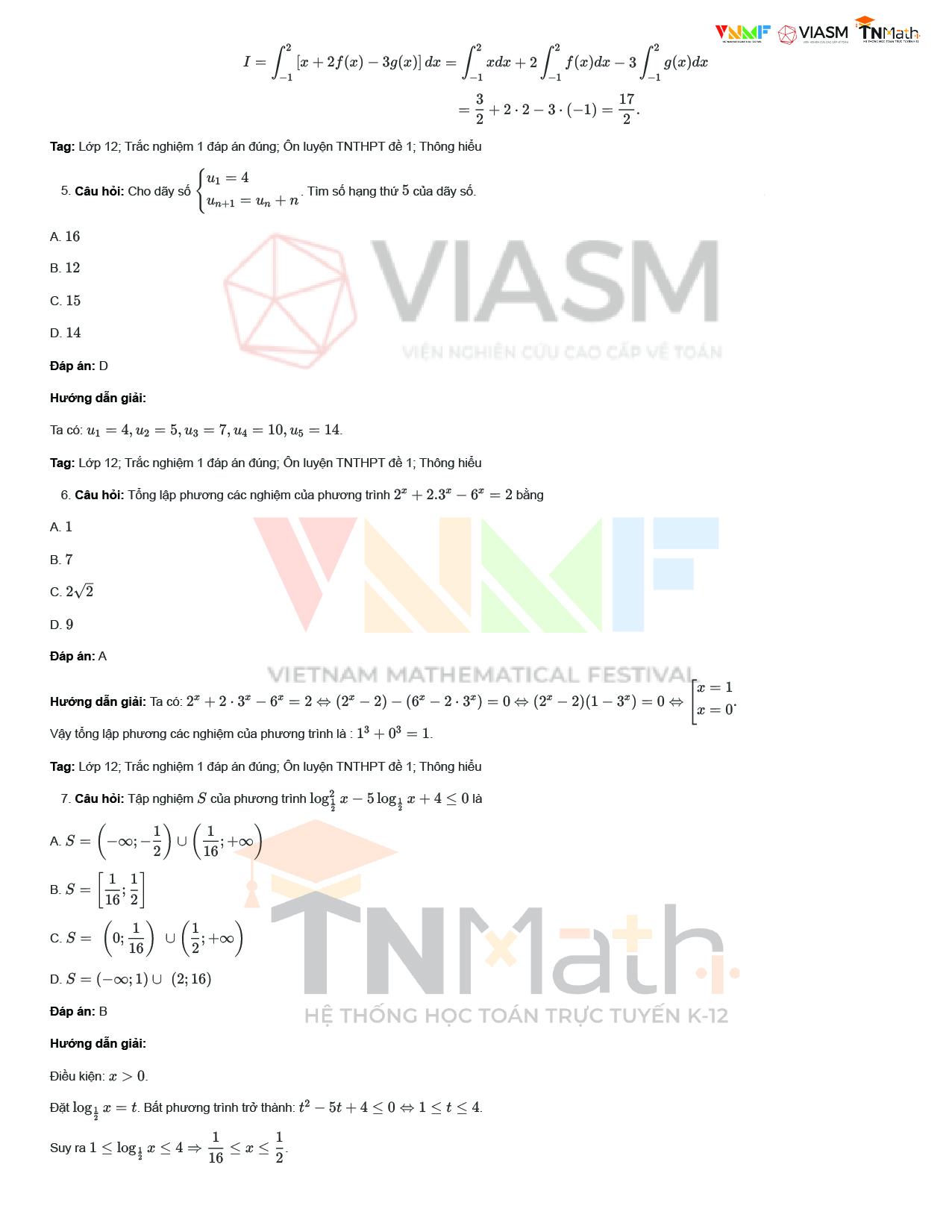 Đề Minh H&ugrave; Thpt 03