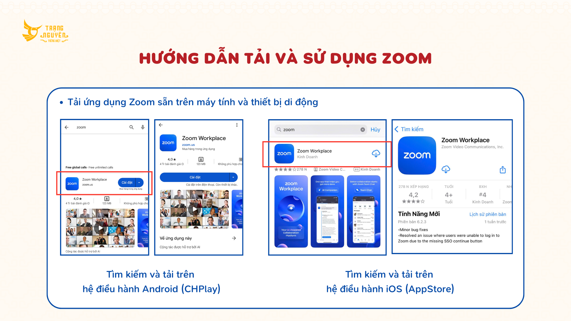 Ii. Hướng Dẫn Tải V&agrave; Sử Dụng Zoom Đt