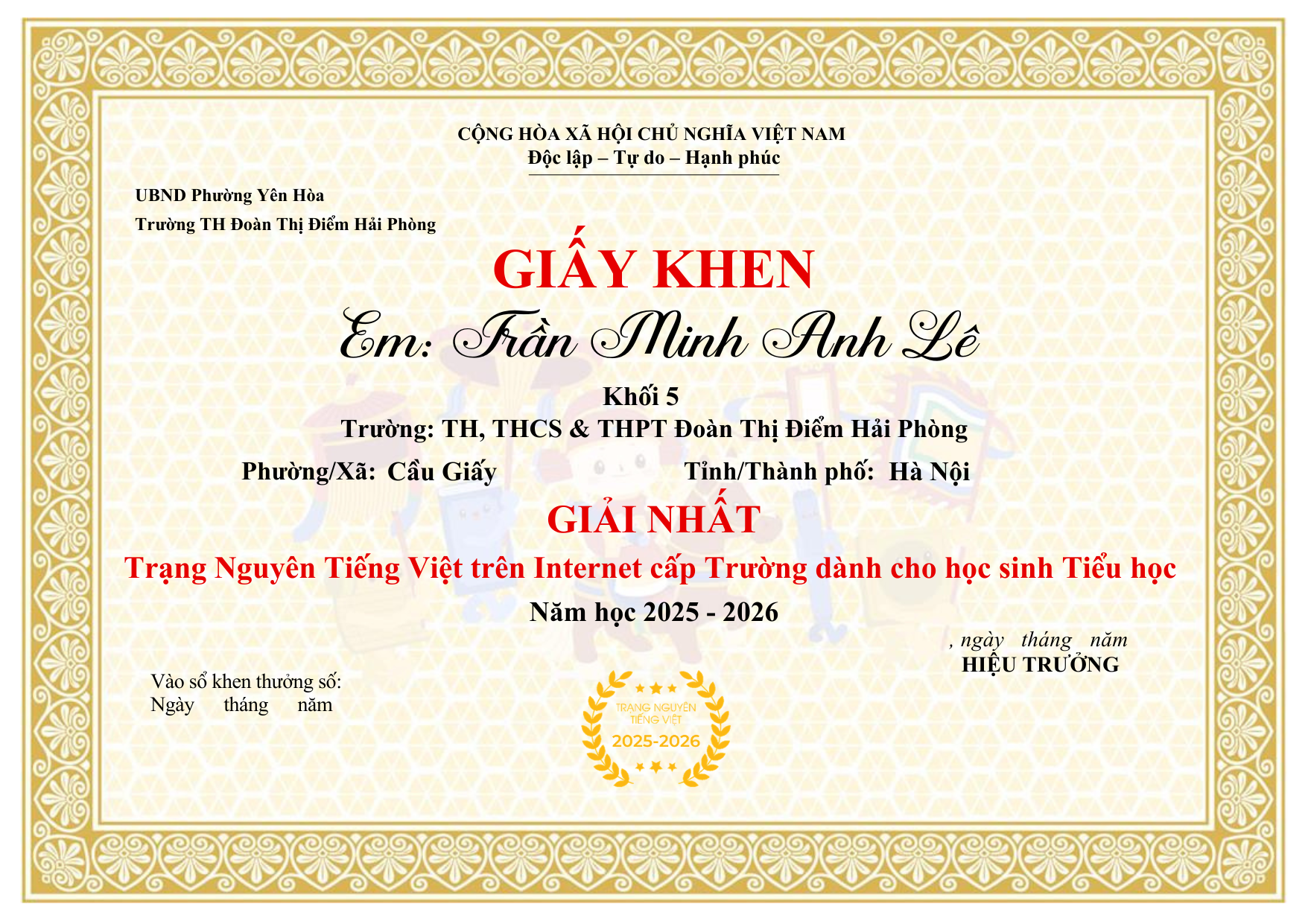 Phôi Cấp Trường Gốc (2)