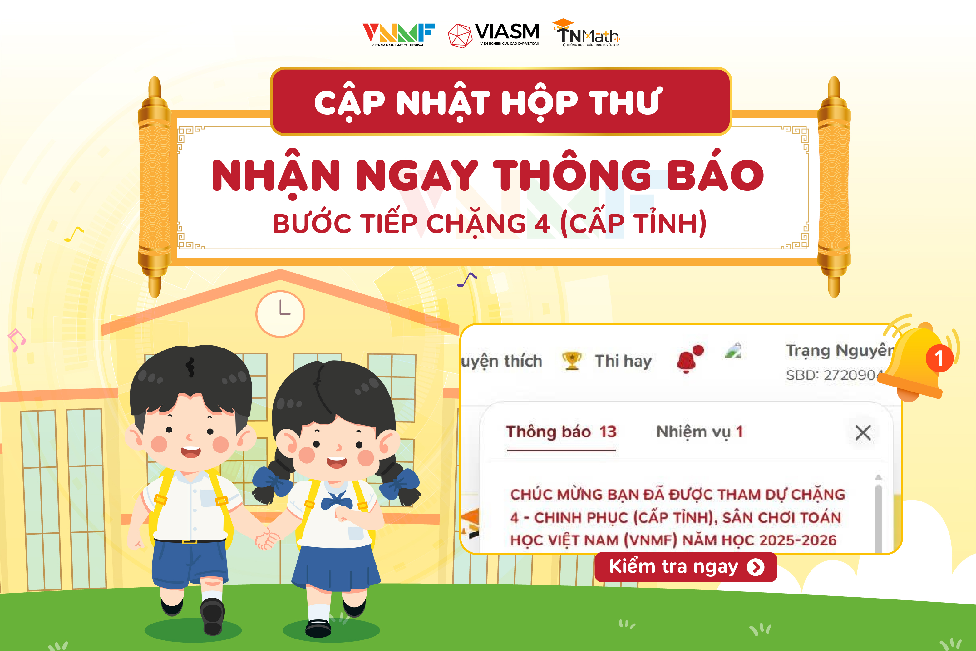Cập Nhật Th&ocirc;ng B&aacute;o Nhận Ngay Chiếu Chỉ 1500x1000px