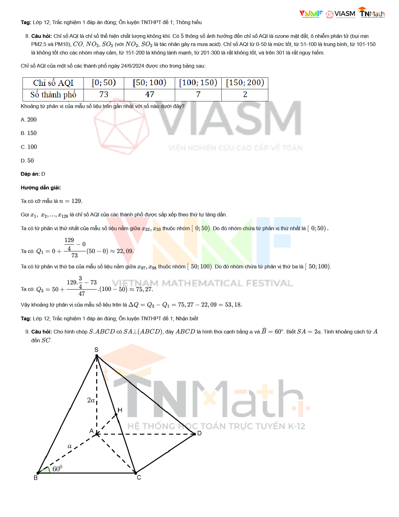 Đề Minh H&ugrave; Thpt 04