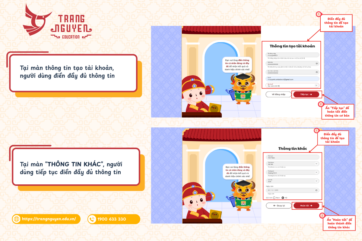 Hướng Dẫn Đăng Nhập Trạng Nguyên Edu3