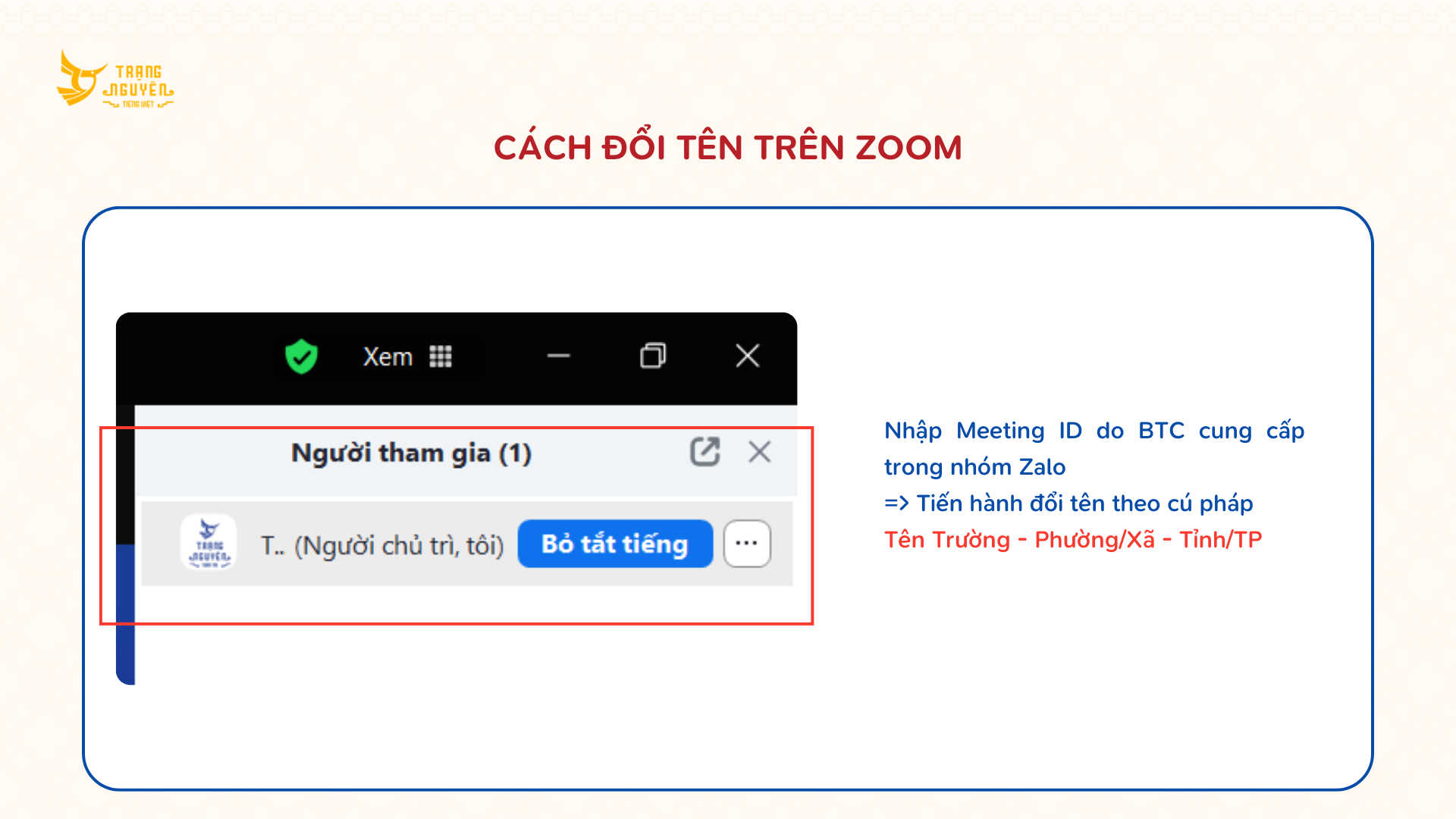 C&aacute;ch Sử Dụng Ứng Dụng Zoom (thiết Bị Di Động) (2)
