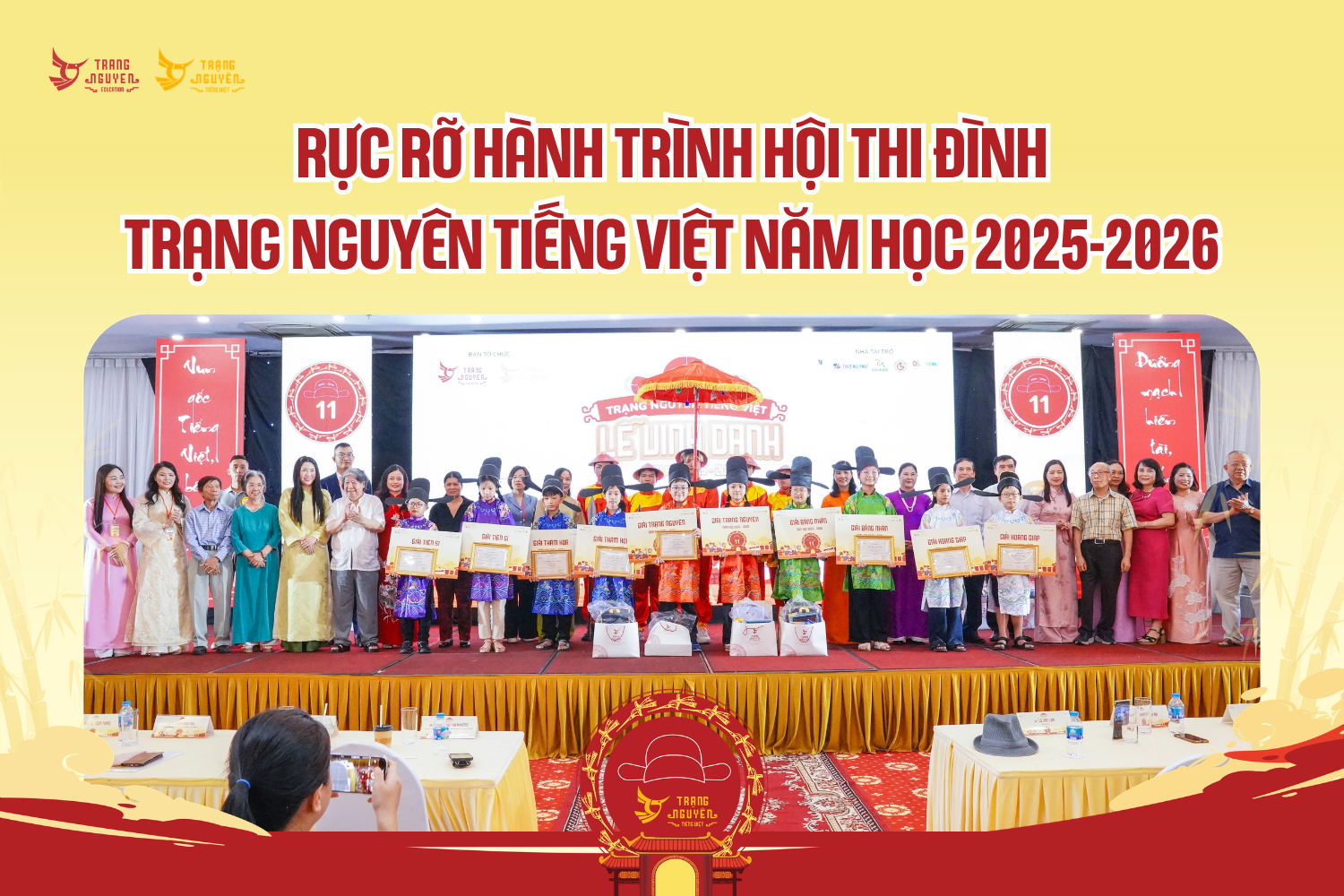 Rực rỡ hành trình Hội Thi Đình - Trạng Nguyên Tiếng Việt năm học 2025–2026