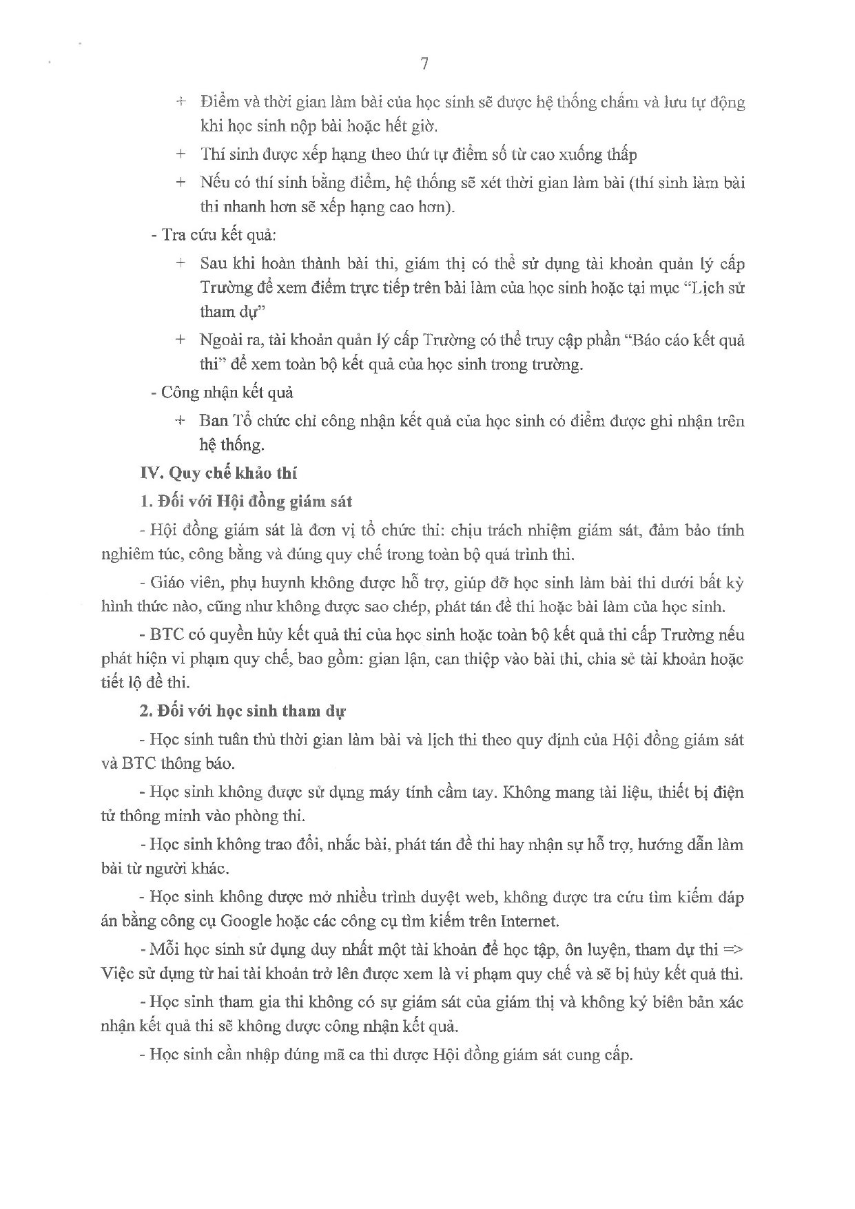 Hướng Dẫn Tổ Chức Sân Chơi Toán Học Việt Nam Chặng 3  Thử Thách (cấp Trường) Page 0007