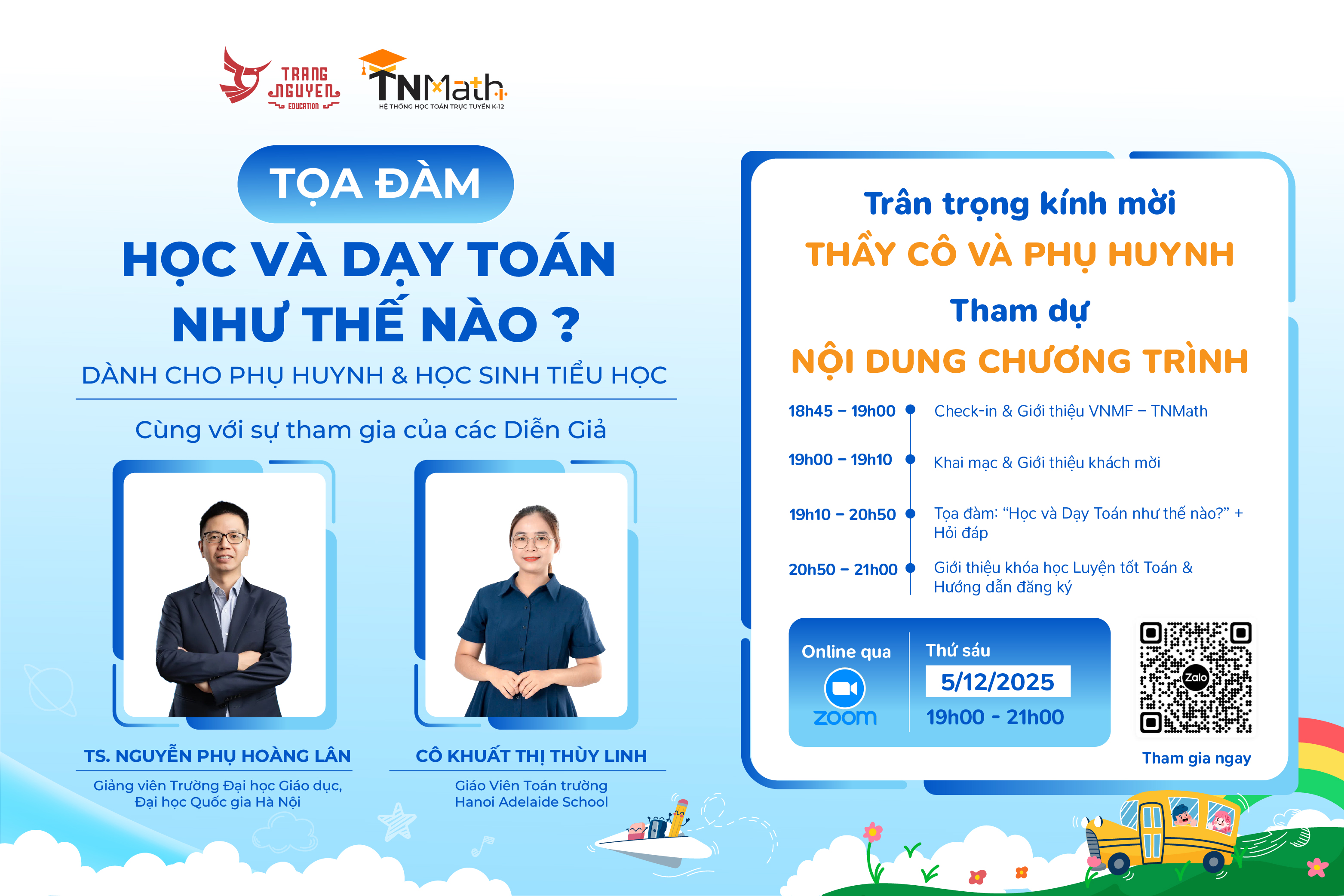Tọa Đàm Học Và Dạy Toán 01