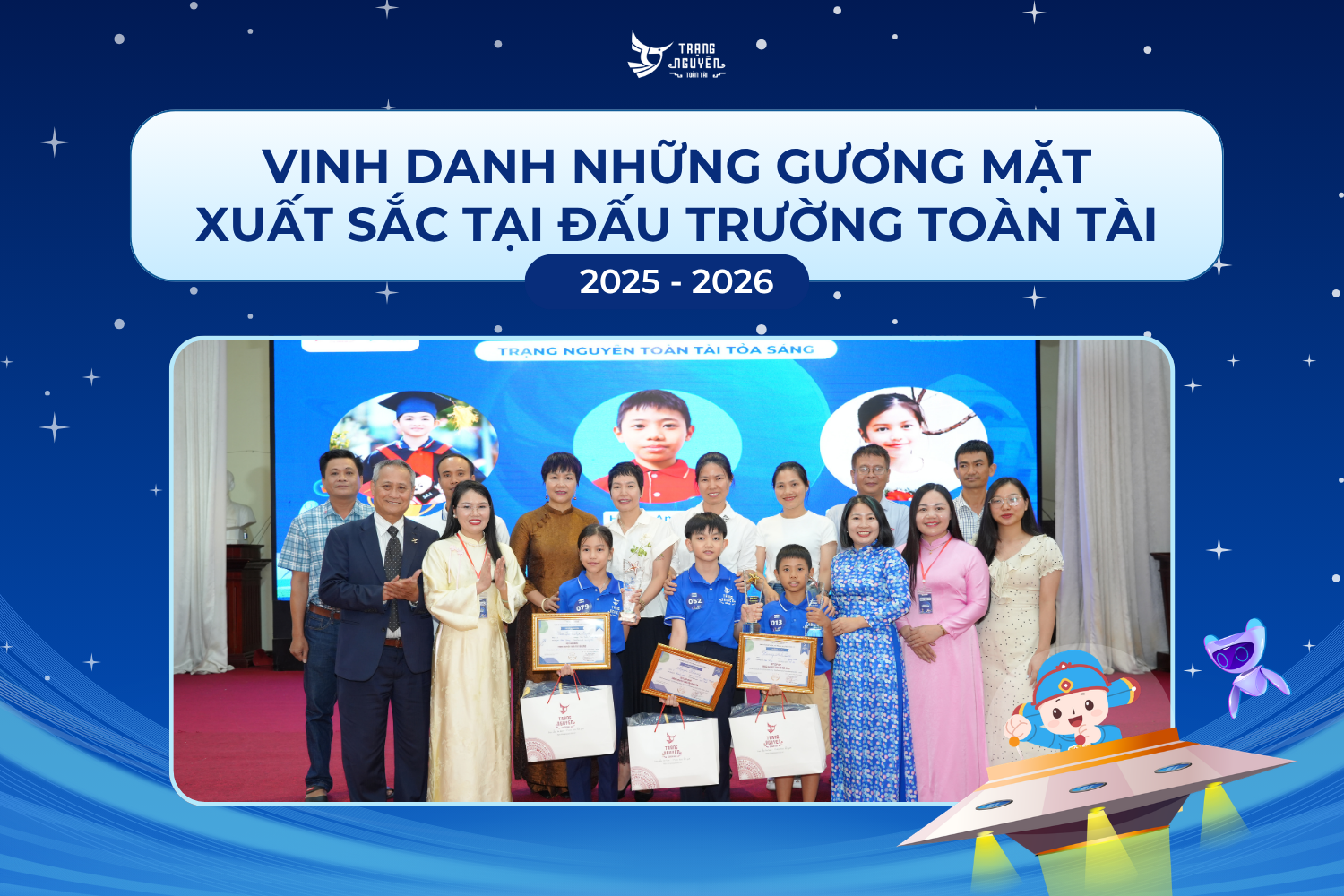 Vinh danh những gương mặt xuất sắc tại Đấu Trường Toàn Tài năm học 2025-2026