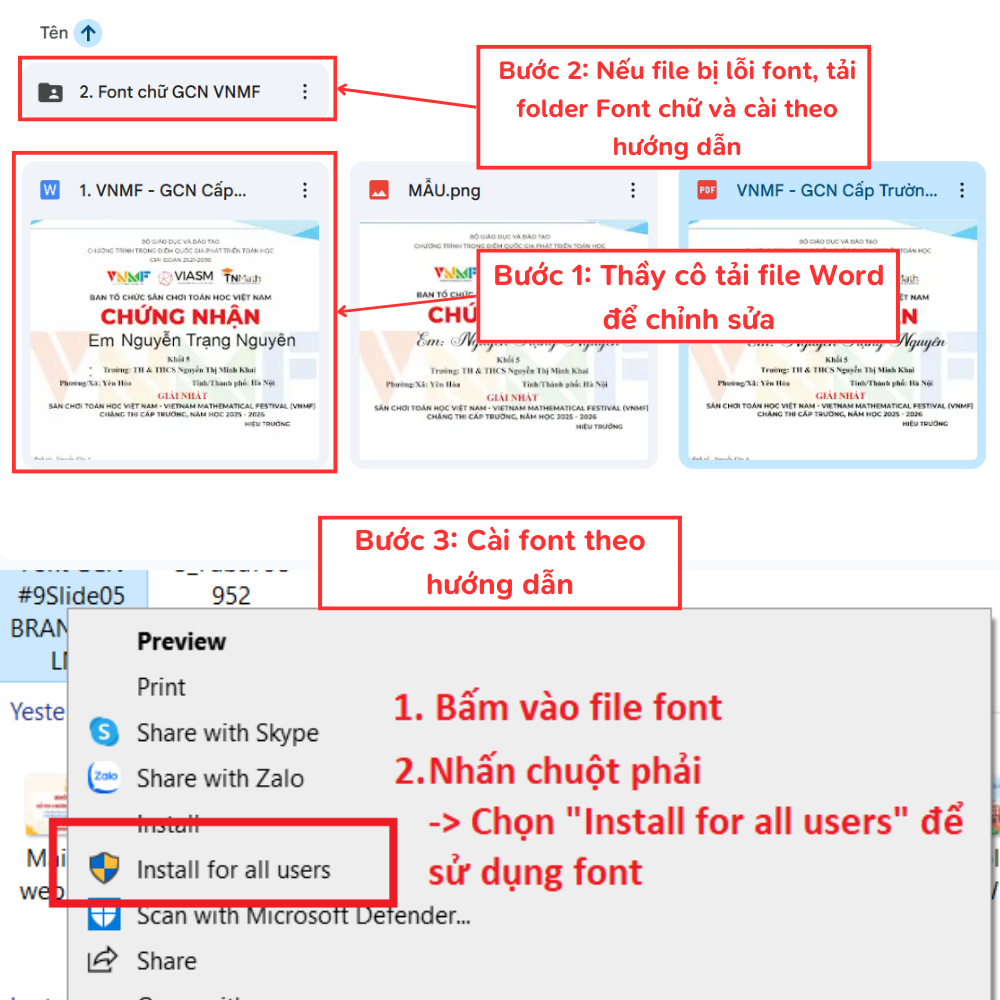 Bước 1 Thầy Cô Tải File Word Để Chỉnh Sửa